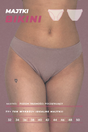 Wykrój na Majtki Bikini
