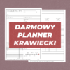 Planner Krawiecki Okładka darmowy Darmowe Plannery Krawieckie